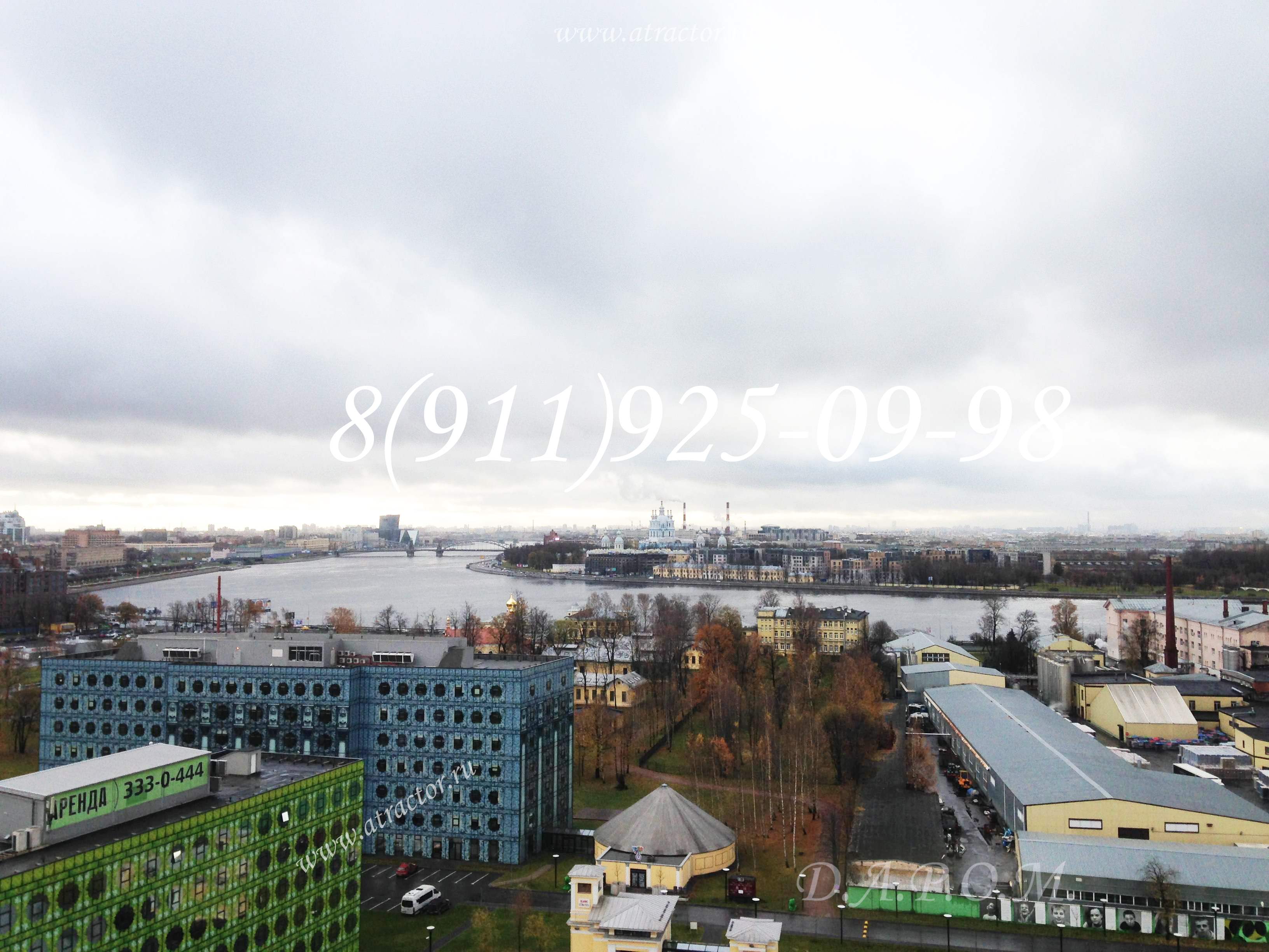 фотообоя нева смольный
